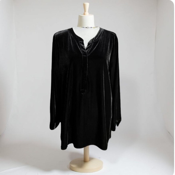 Velvet black buttons Cato size 18- 20W - Picture 11 of 15